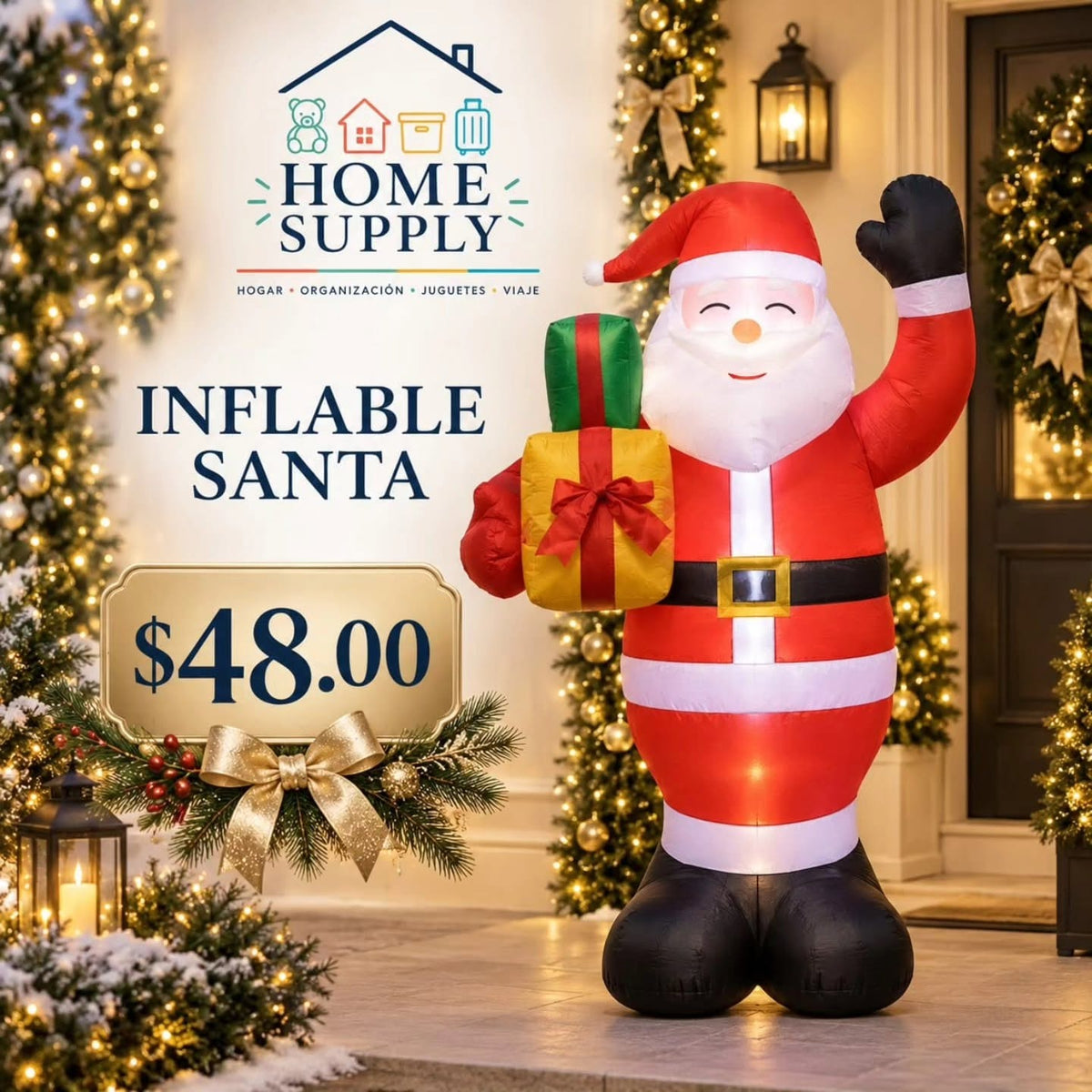 ✨🎅 INFLABLEE DE SANTA CLAUS