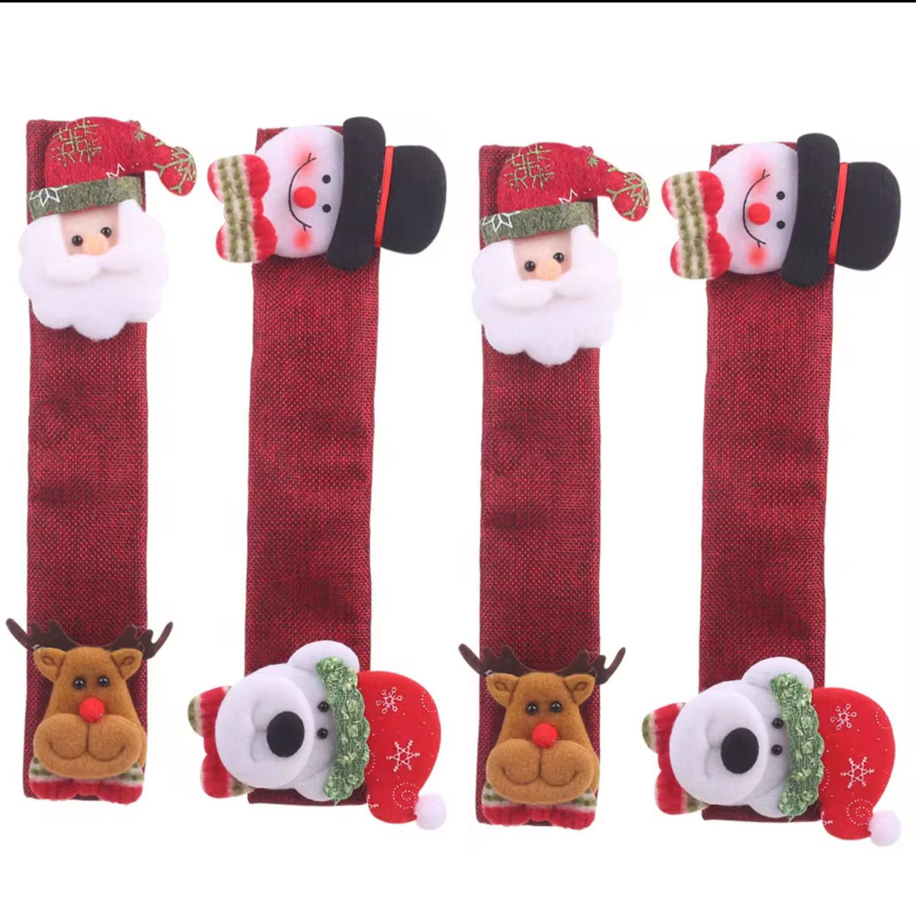 Set de 4 agarraderos navideños