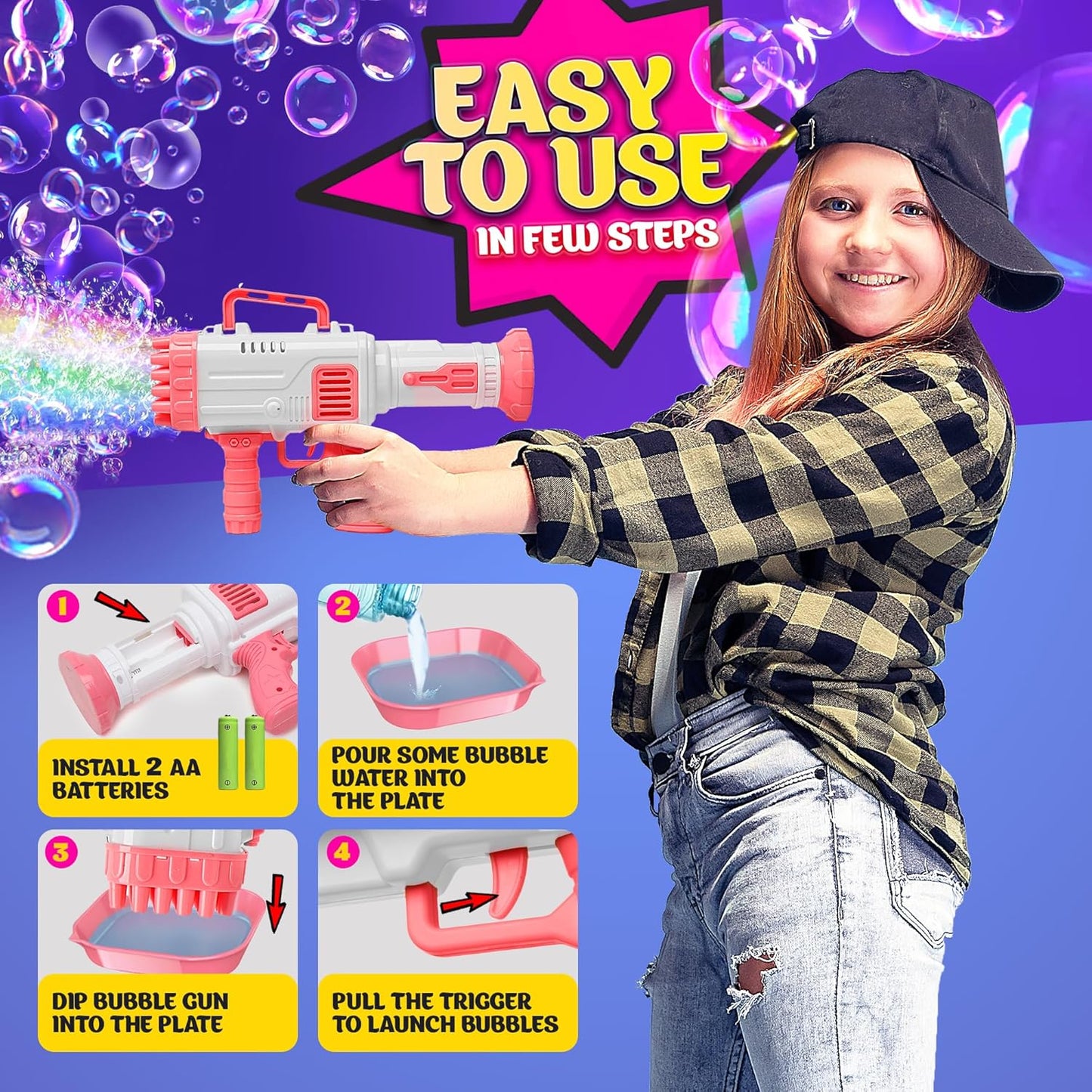 Pistola de Burbujas