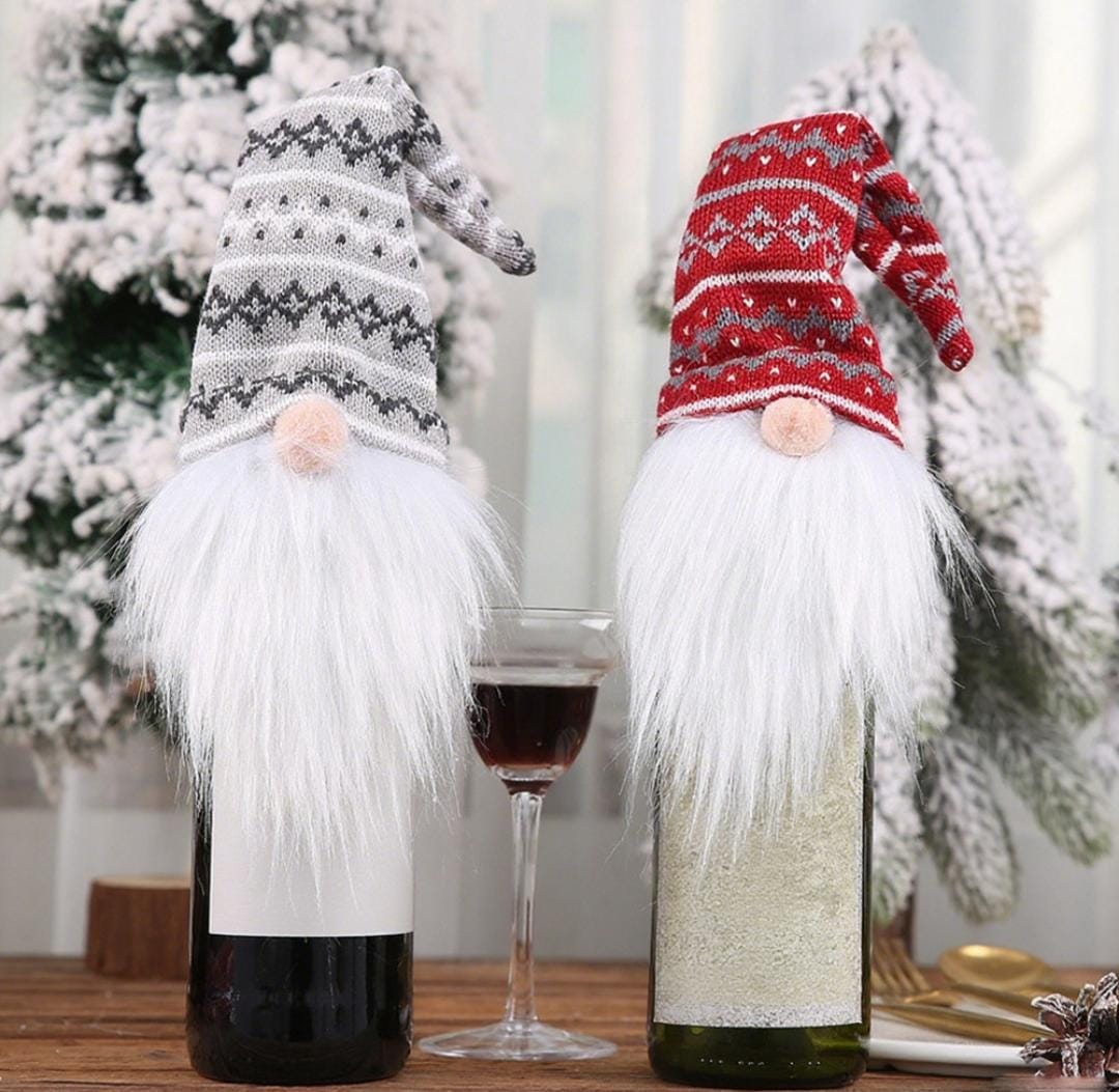 Gorros Navideños para botellas