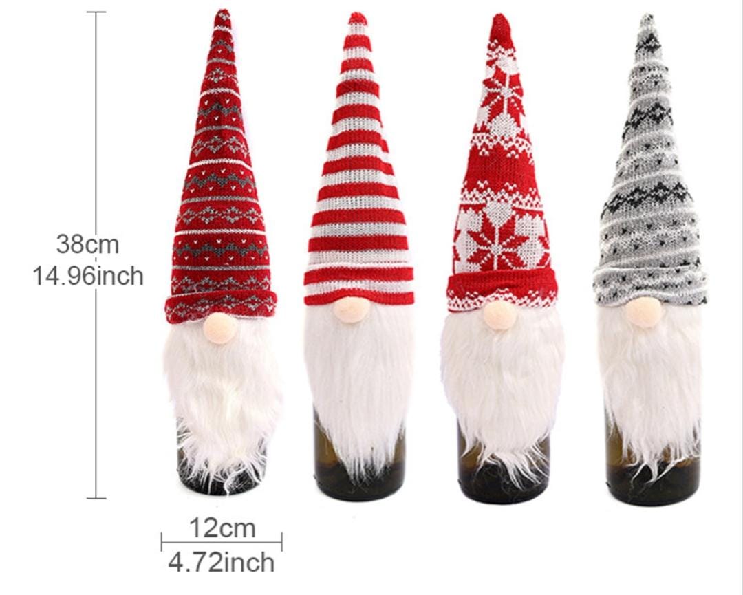 Gorros Navideños para botellas