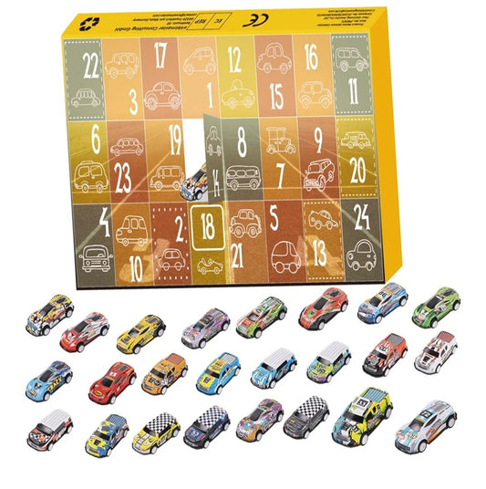 :🚗✨ Calendario de Adviento con 24 Carritos de Juguete ✨🚗