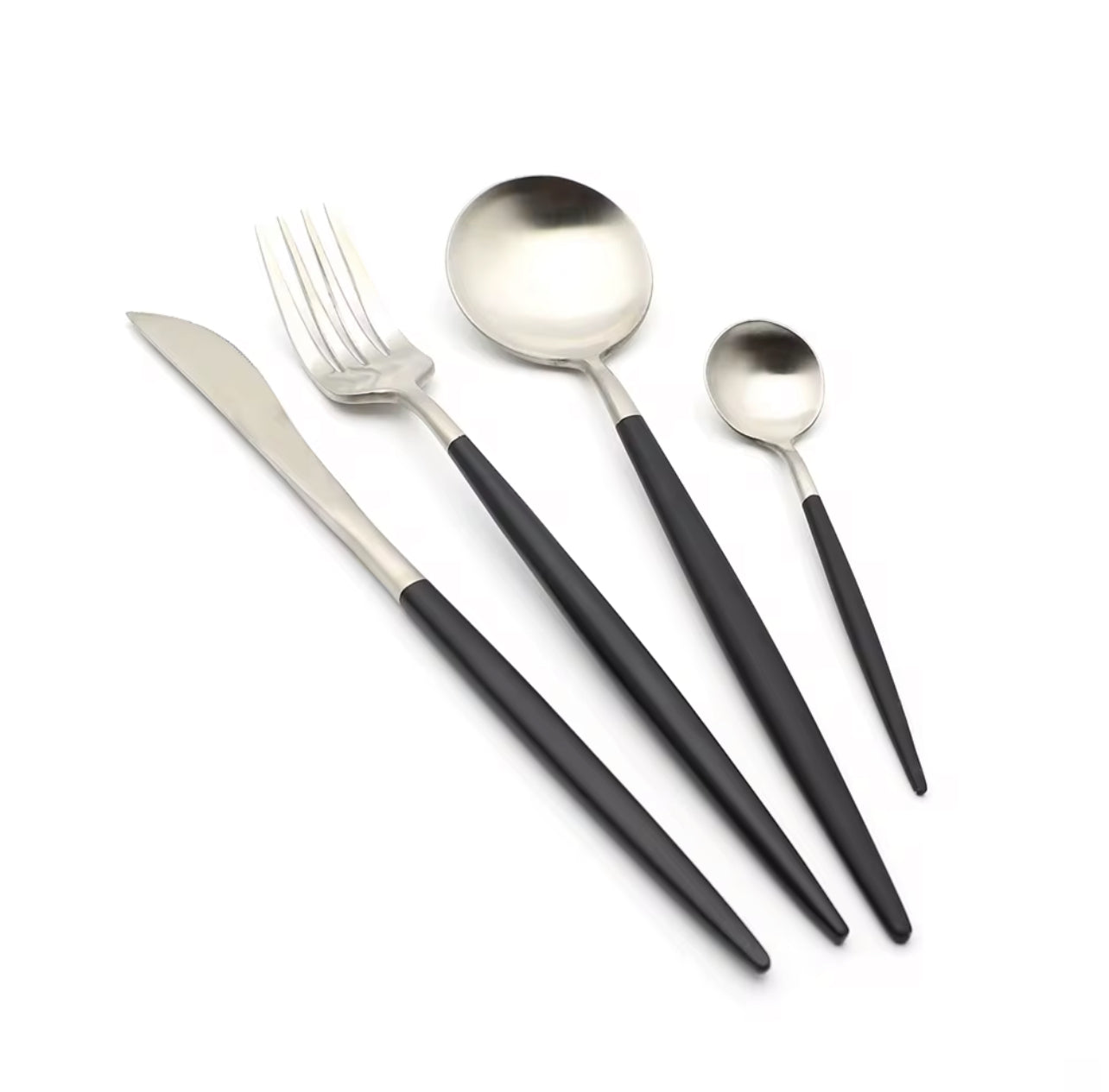 Set de cubiertos de acero inoxidable (24 piezas)
