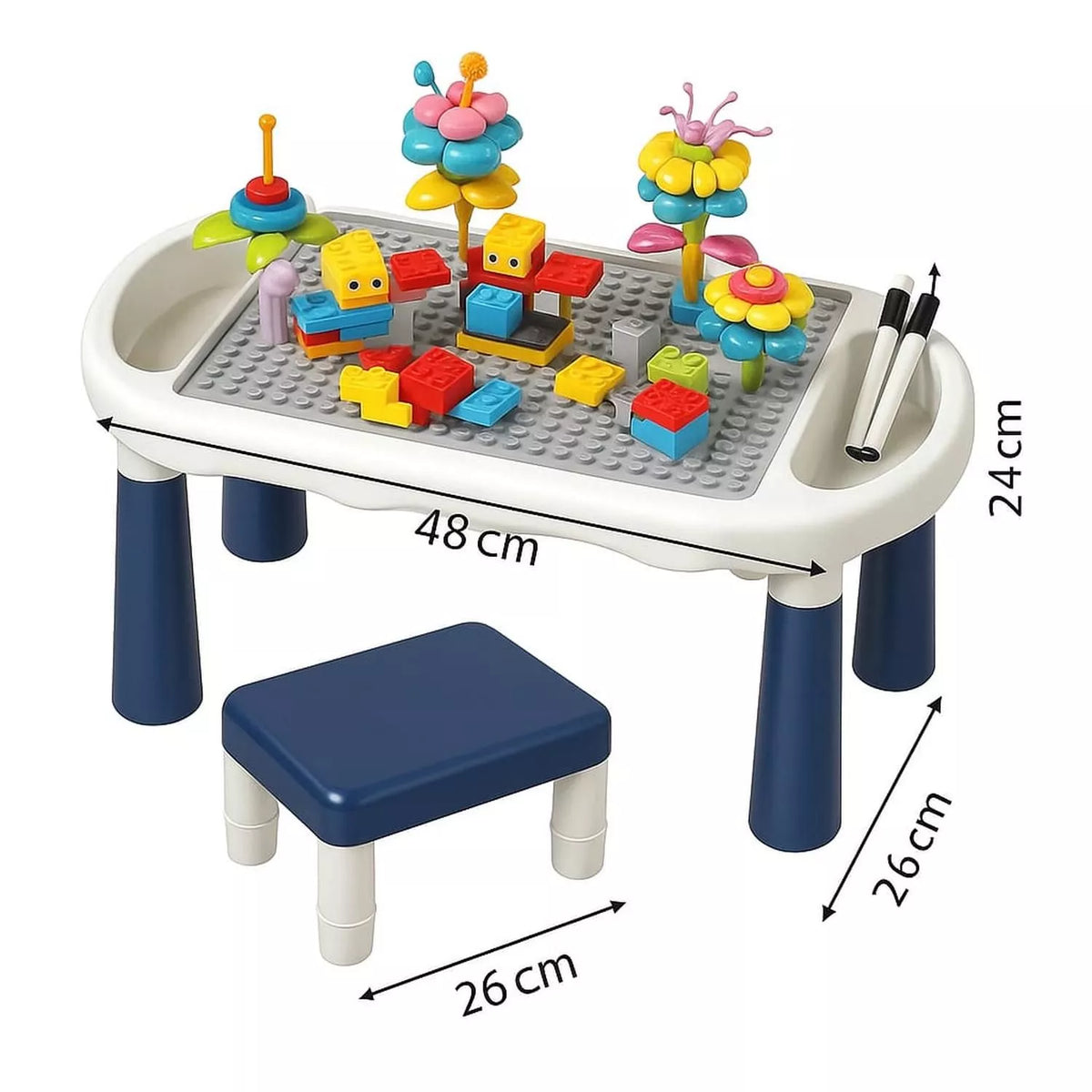 ✨MESA LEGO AZUL PEQUEÑA 👧👦