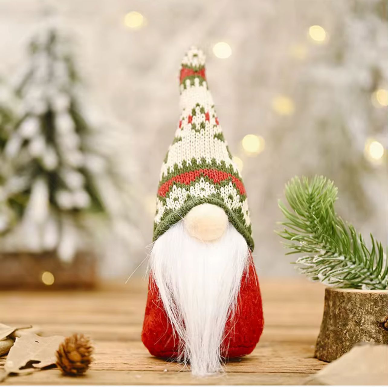Gnomo navideño decorativo