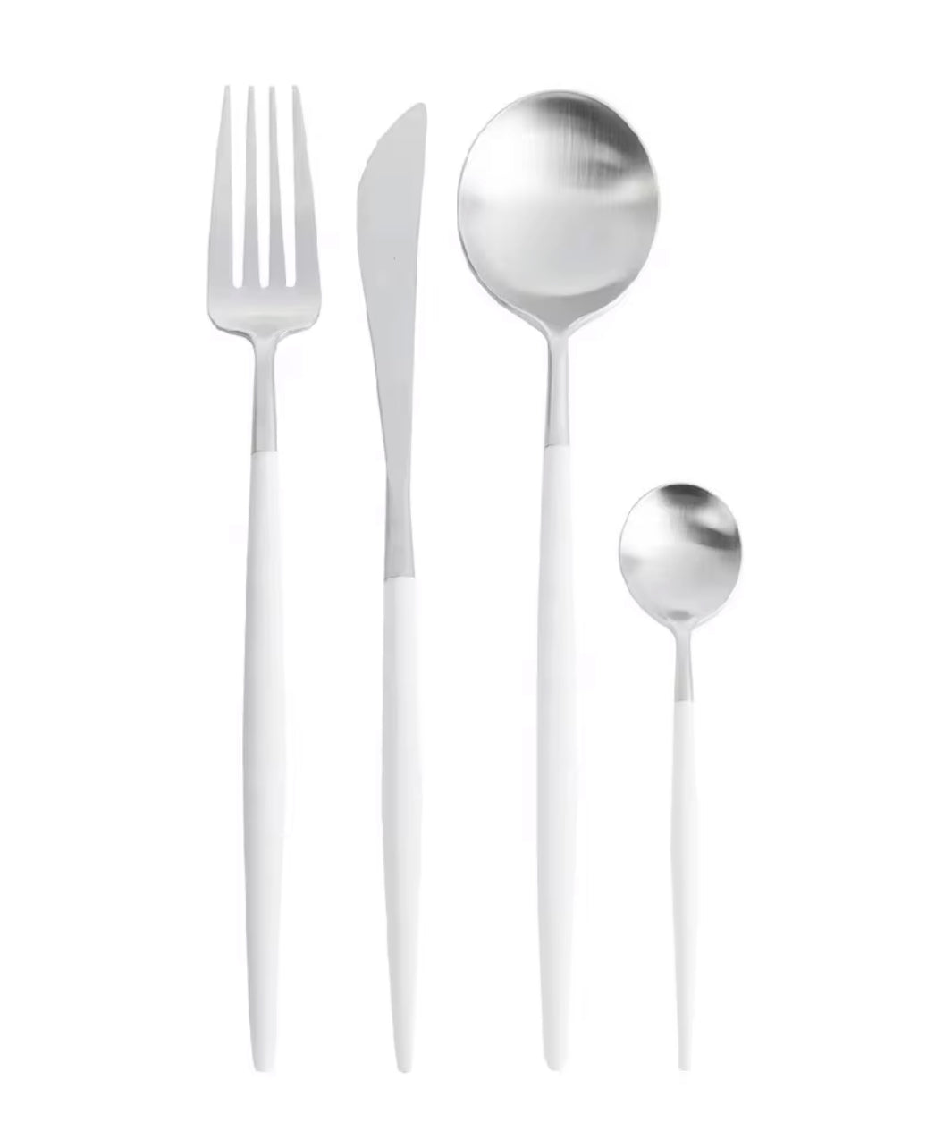 Set de cubiertos de acero inoxidable (24 piezas)