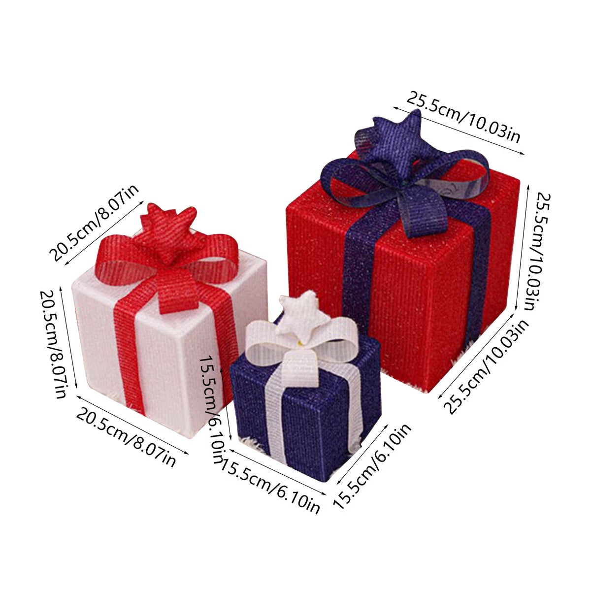 CAJAS DE REGALO CON LUZ LED🎁✨