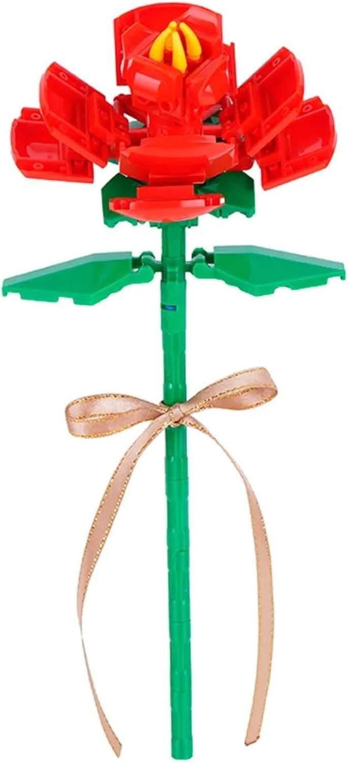 FLOR LEGO ESTILO ROSA 🌹