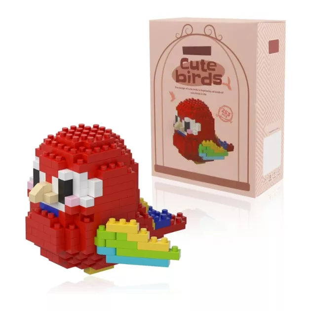 🐦🧩 MINI BLOQUES DE PÁJAROS 🌈✨