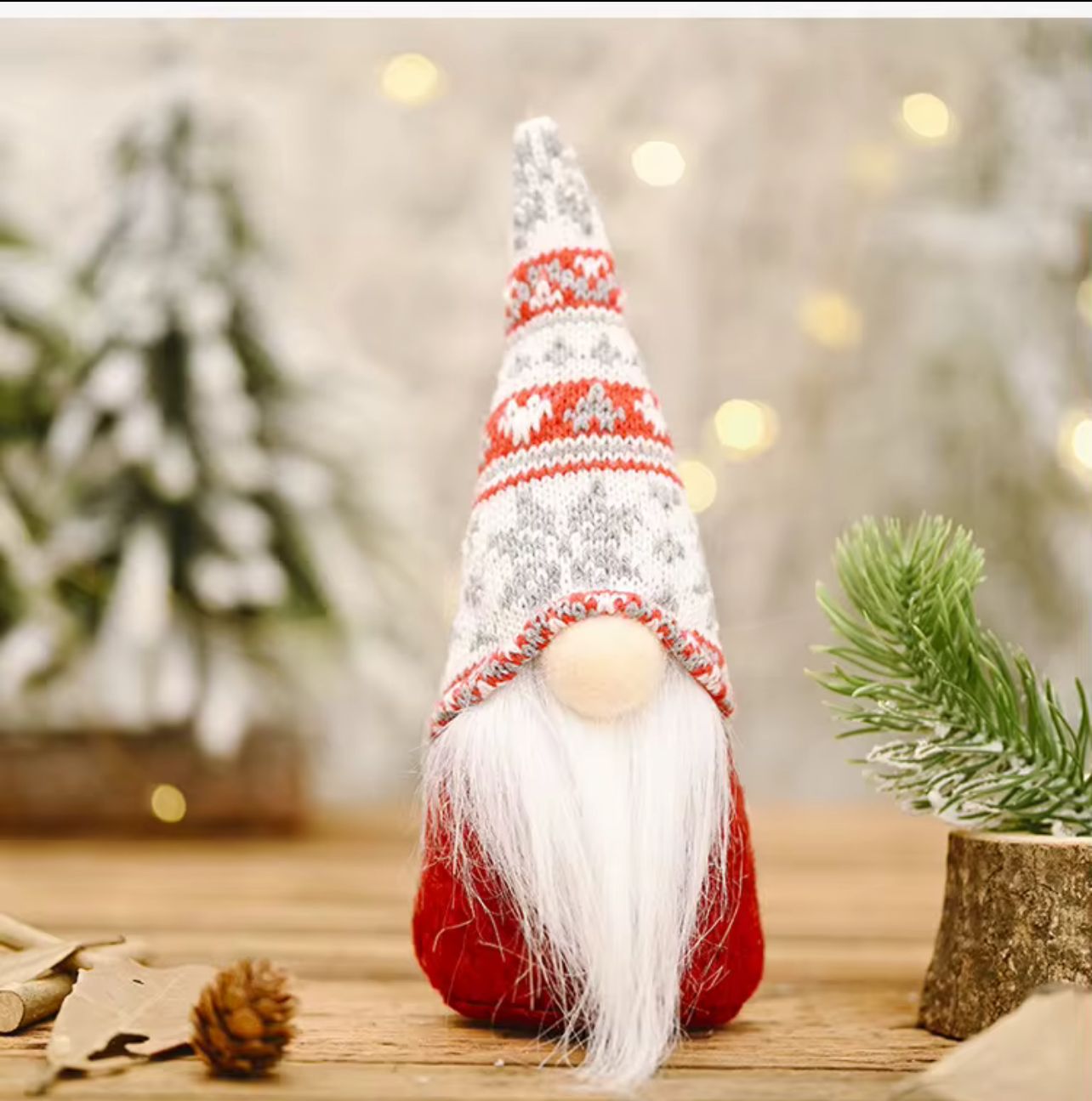 Gnomo navideño decorativo