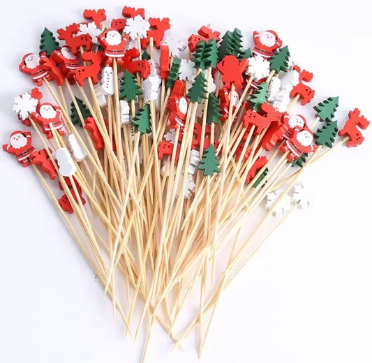Set 100 palillos navideños