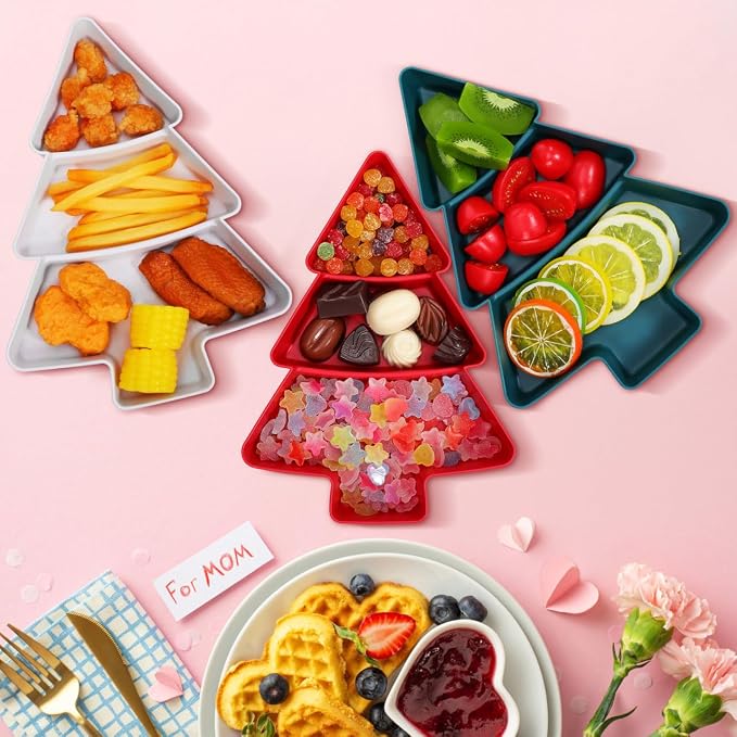🎄PLATOS FORMA DE ARBOL NAVIDEÑO🎅