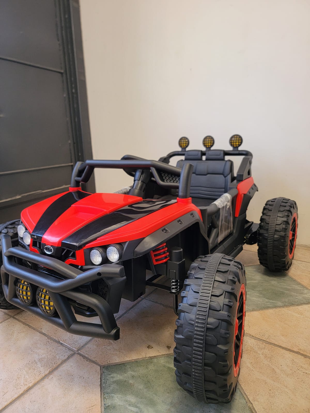 CARRO ELECTRICO ROJO GRANDE 🚙⚡