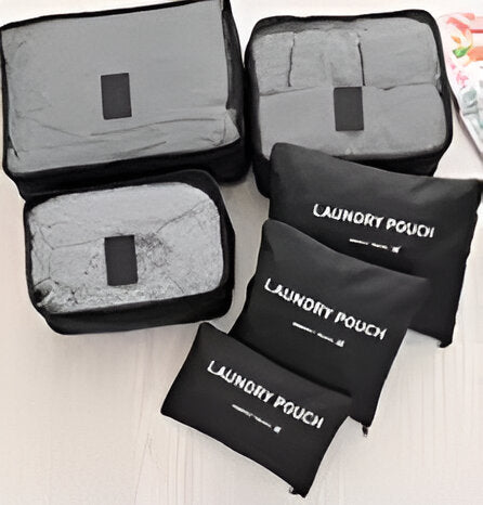 Set organizador de maleta 6 piezas