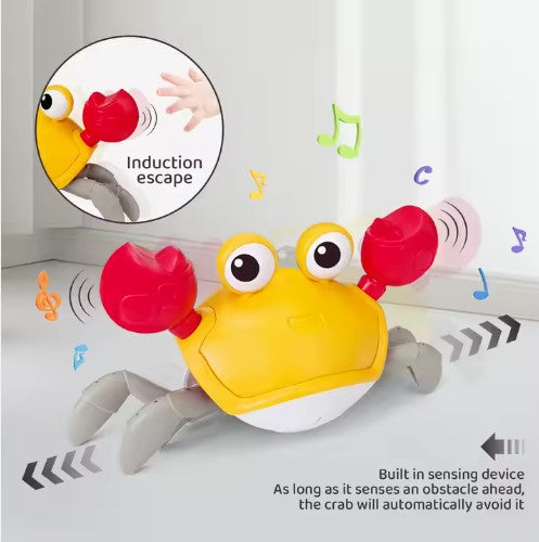 Cangrejo electronico con música y luz