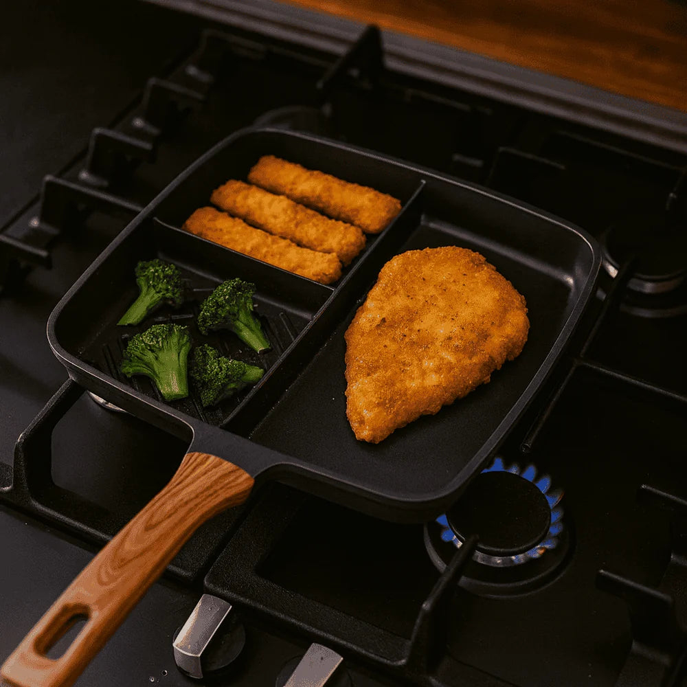 SARTEN DE 3 ESPACIOS 🍳