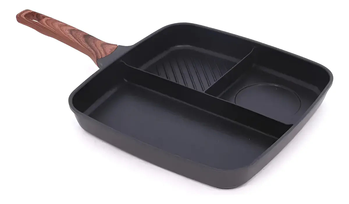 SARTEN DE 3 ESPACIOS 🍳