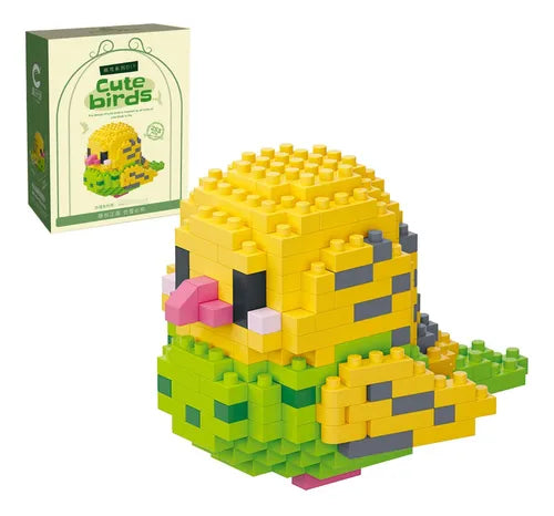 🐦🧩 MINI BLOQUES DE PÁJAROS 🌈✨