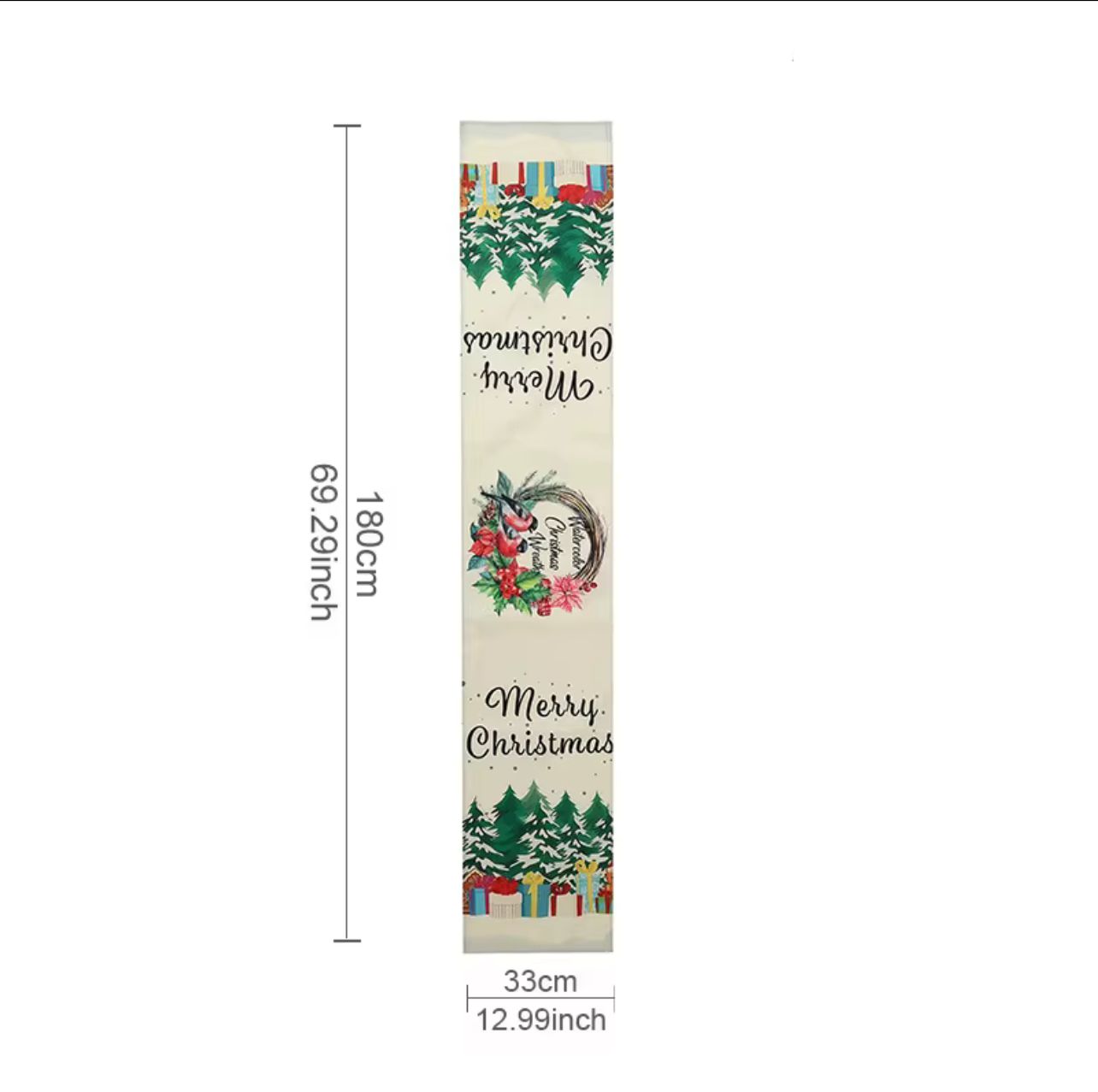 Camino de mesa navideño de lino( varios estilos)