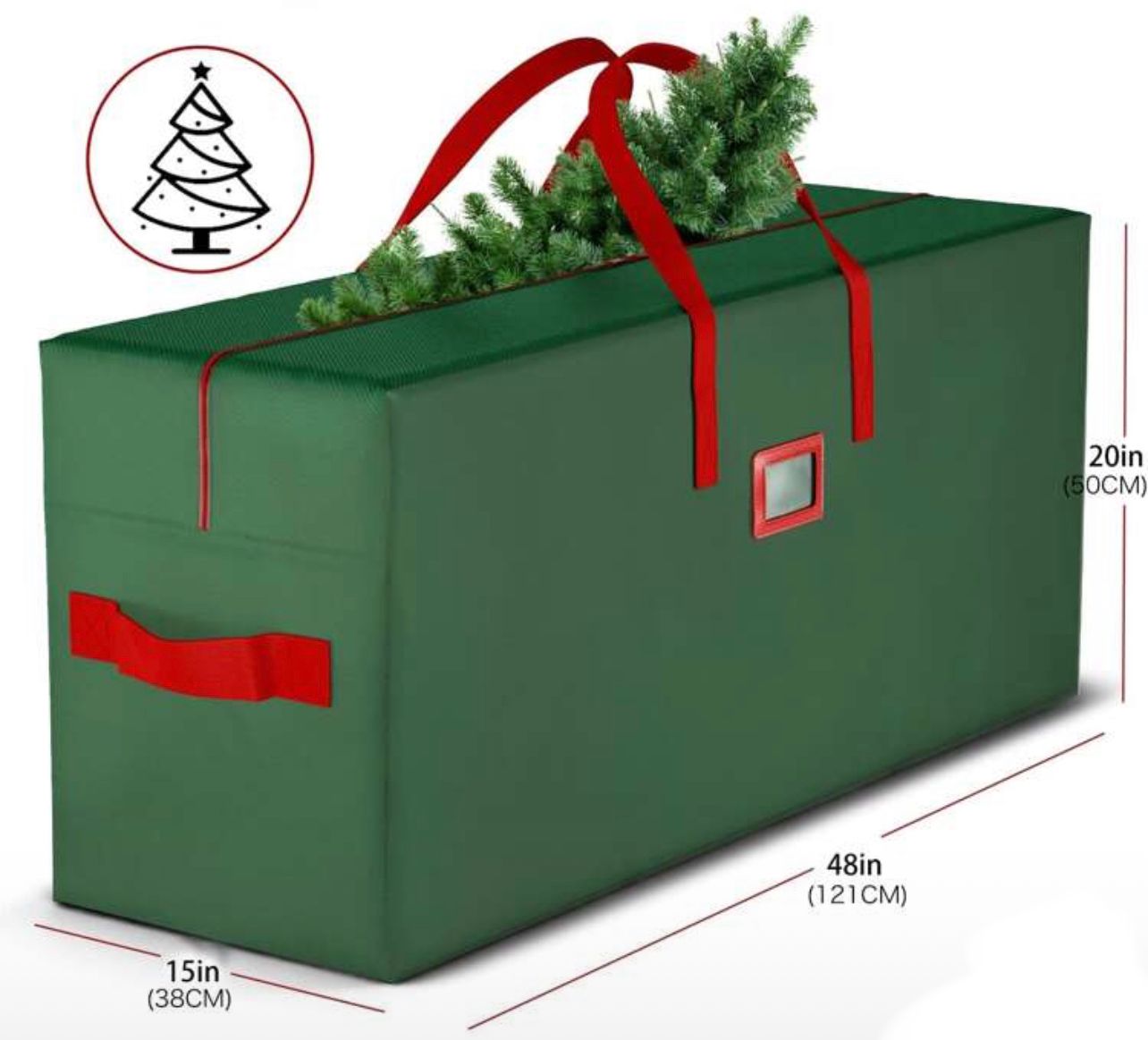Bolsa para árbol de navidad 7.5 pies
