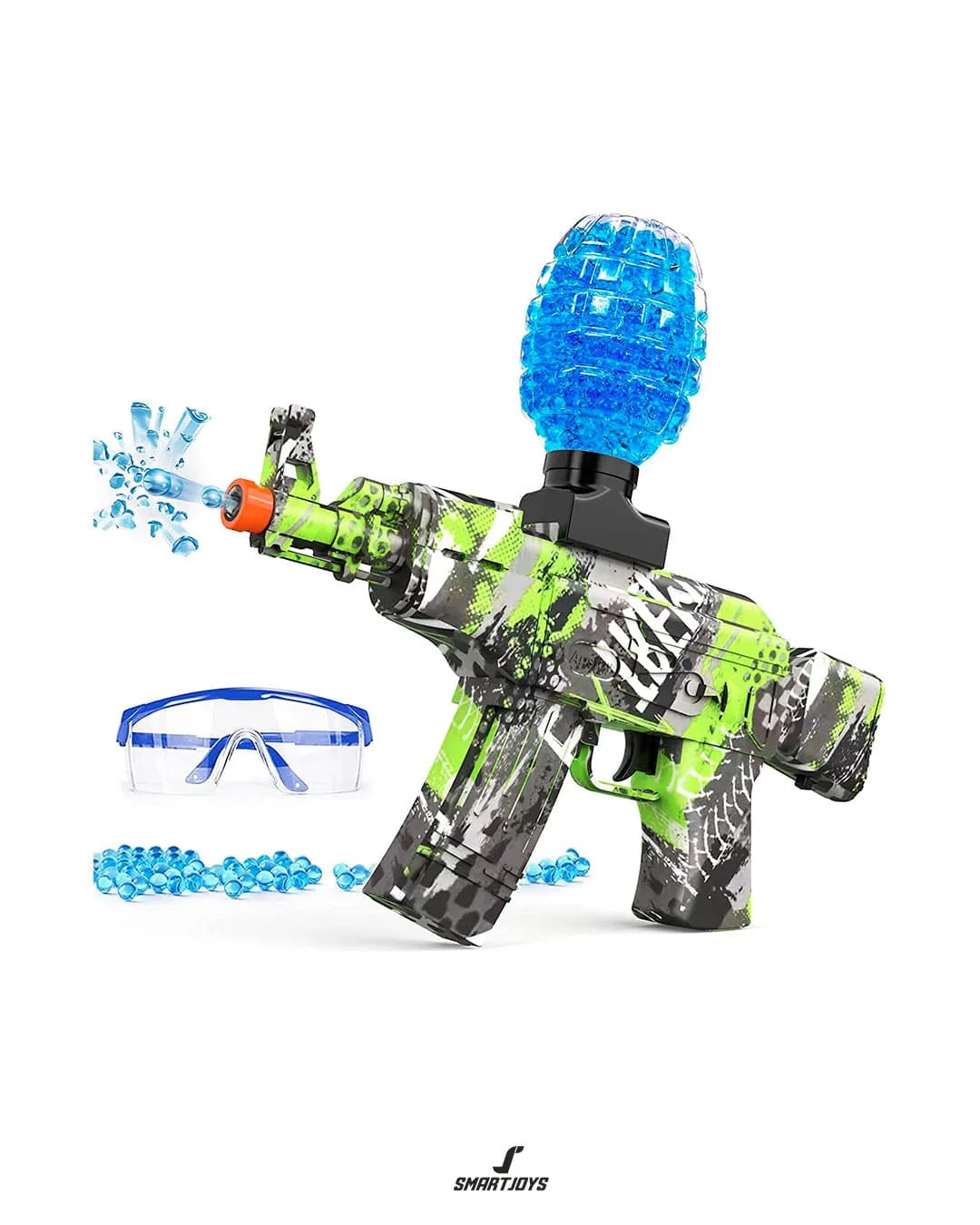 PISTOLA AK47 CON BOLITAS DE HIDROGEL