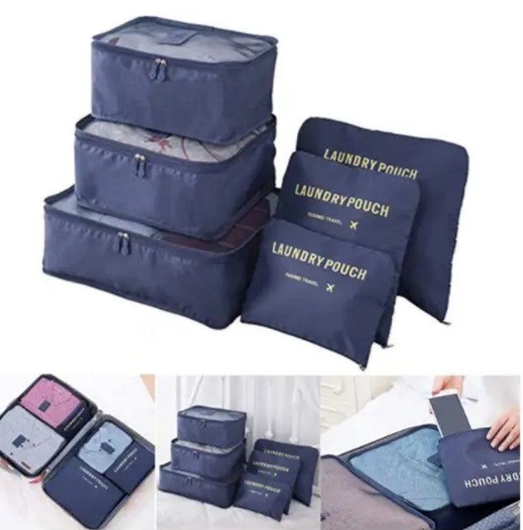 Set organizador de maleta 6 piezas