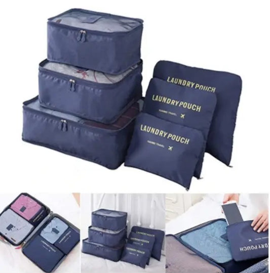 Set organizador de maleta 6 piezas
