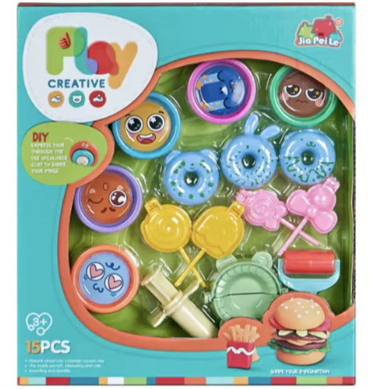 Set de moldes de plastilina