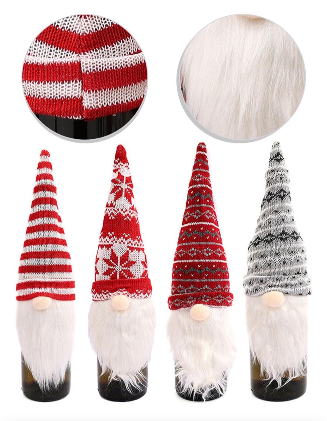 Gorros Navideños para botellas