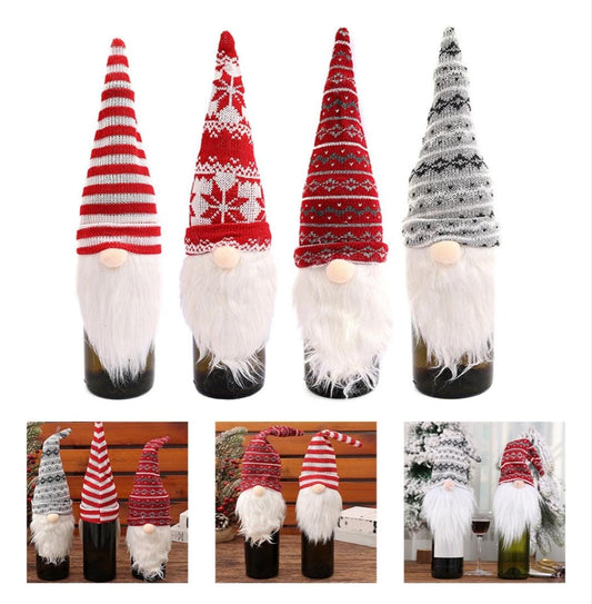 Gorros Navideños para botellas