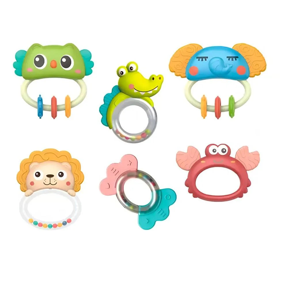 🧸SET DE SONAJEROS CON MORDEDORES👶✨