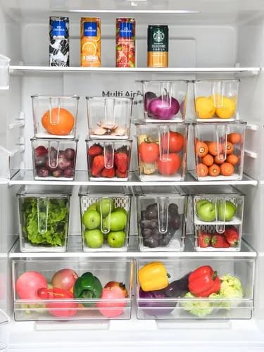 Caja Organiza de alimentos para refriferadora talla S