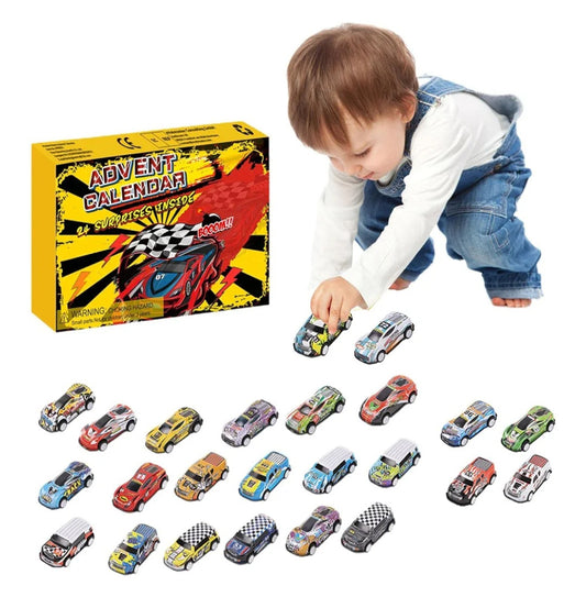 :🚗✨ Calendario de Adviento con 24 Carritos de Juguete ✨🚗