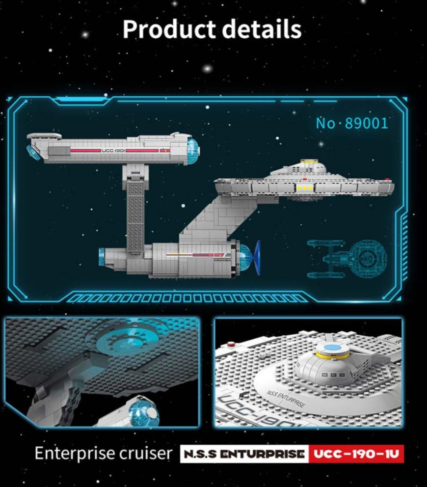 Bloque de Construcción Nave Espacial – 3,088 piezas 🚀