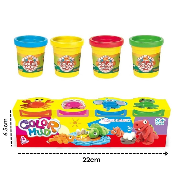 Set de 4 plastilinas