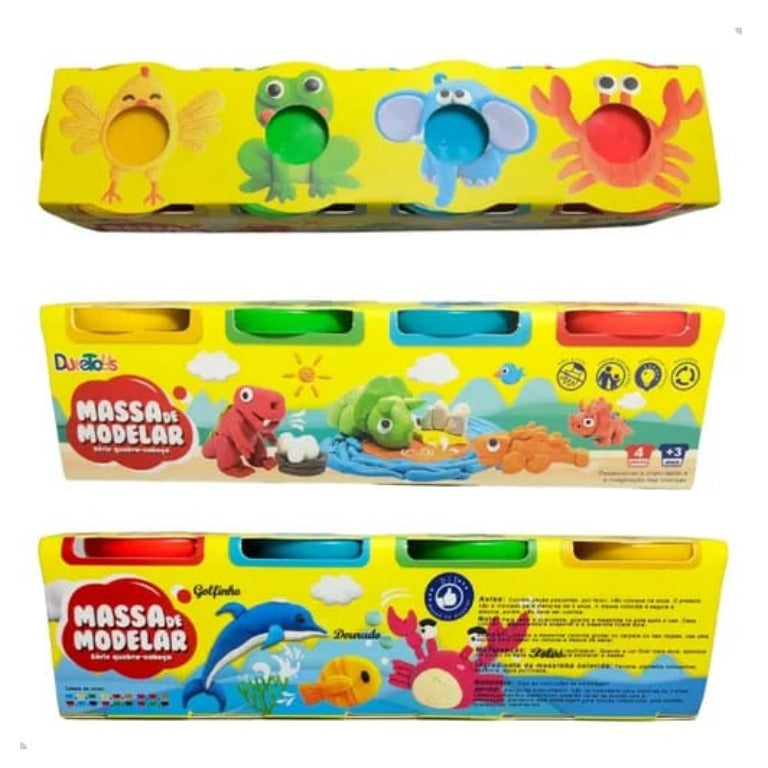 Set de 4 plastilinas
