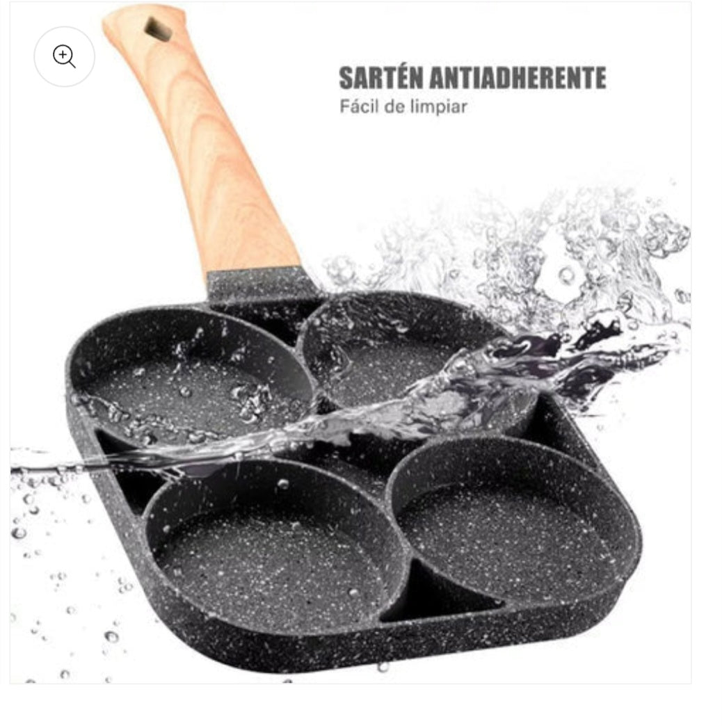 Sarten multiusos de 4 cavidades