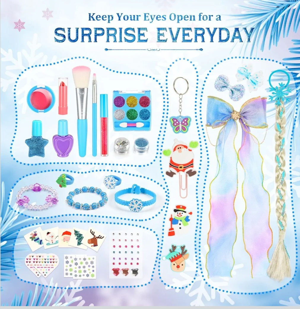 ❄️🎄 Calendario de Adviento “Merry Christmas” – Accesorios y Joyas para Niñas 🎄❄️