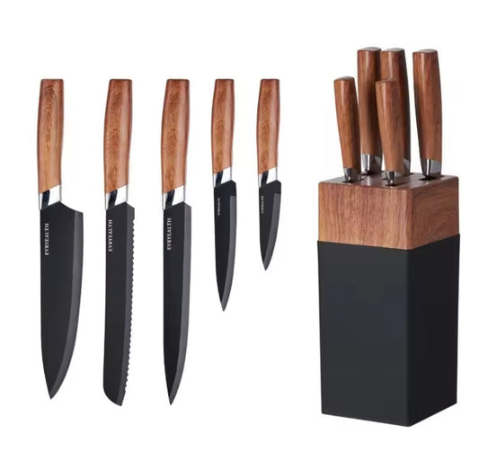 Set de cuchillos de acero inoxidable