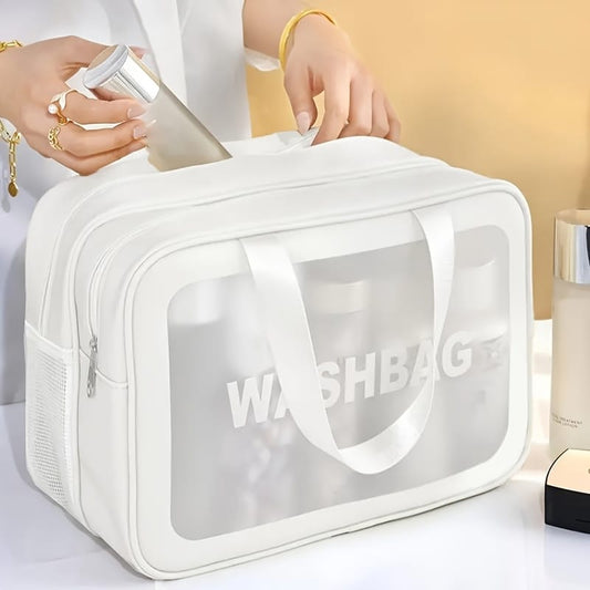 Cosmetiquera con doble bolsa