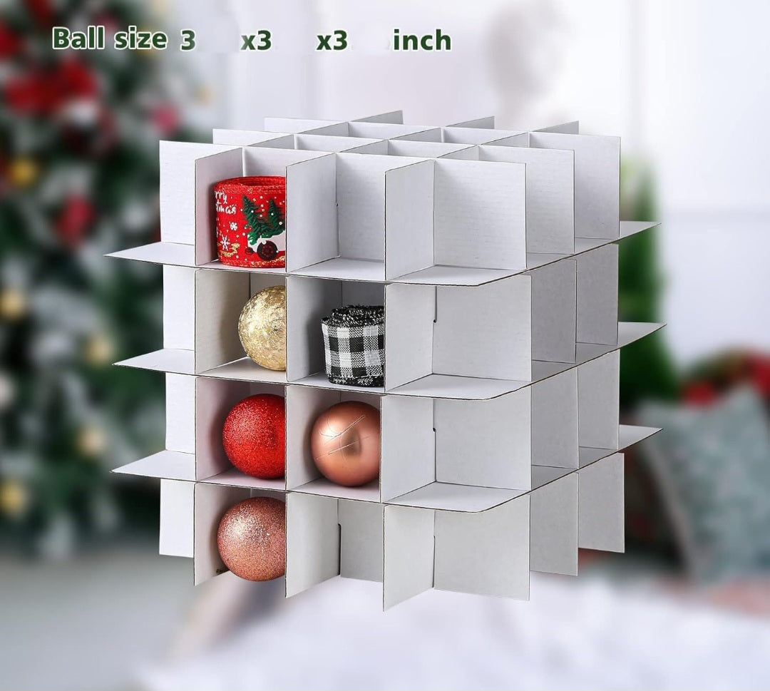 Caja Organizadora para Esferas Navideñas