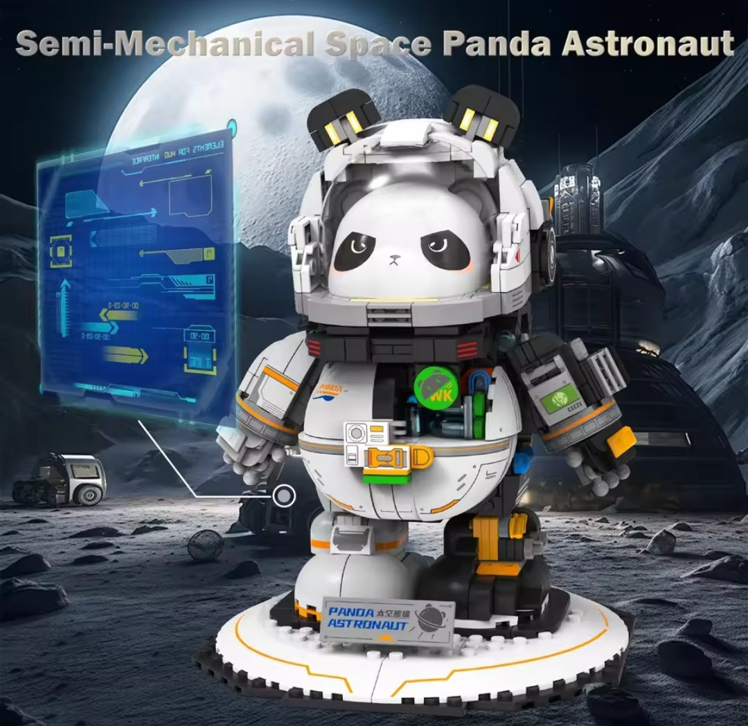 Set de bloques Panda Astronauta Espacial