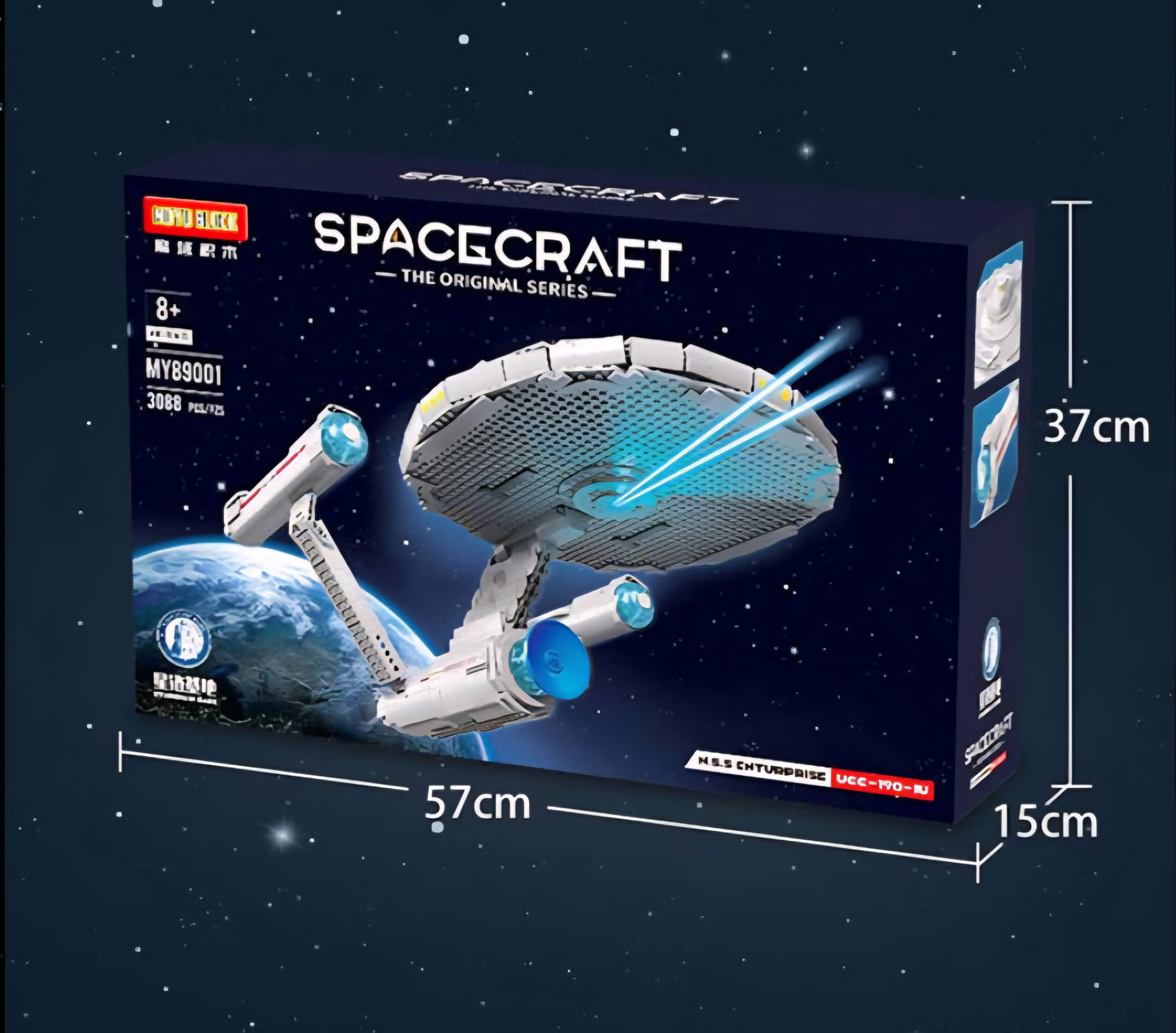 Bloque de Construcción Nave Espacial – 3,088 piezas 🚀