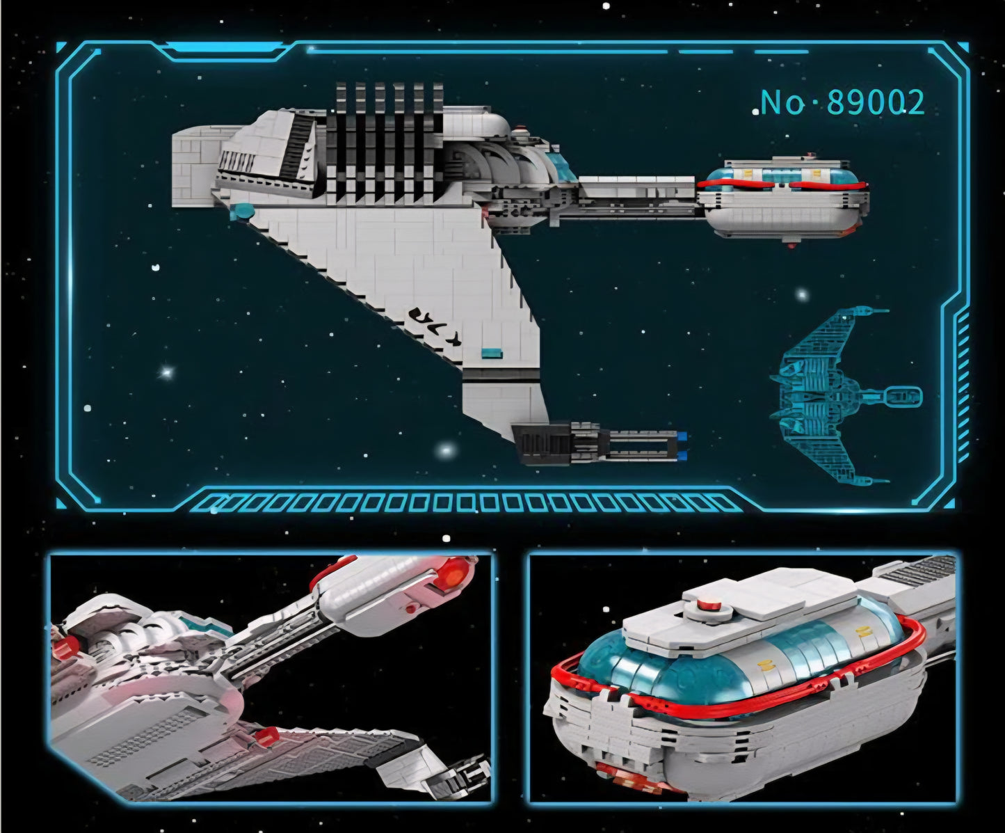 Bloque de Construcción Nave Espacial – 3,088 piezas 🛸