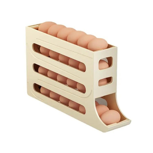 Dispensador de huevos rodante
