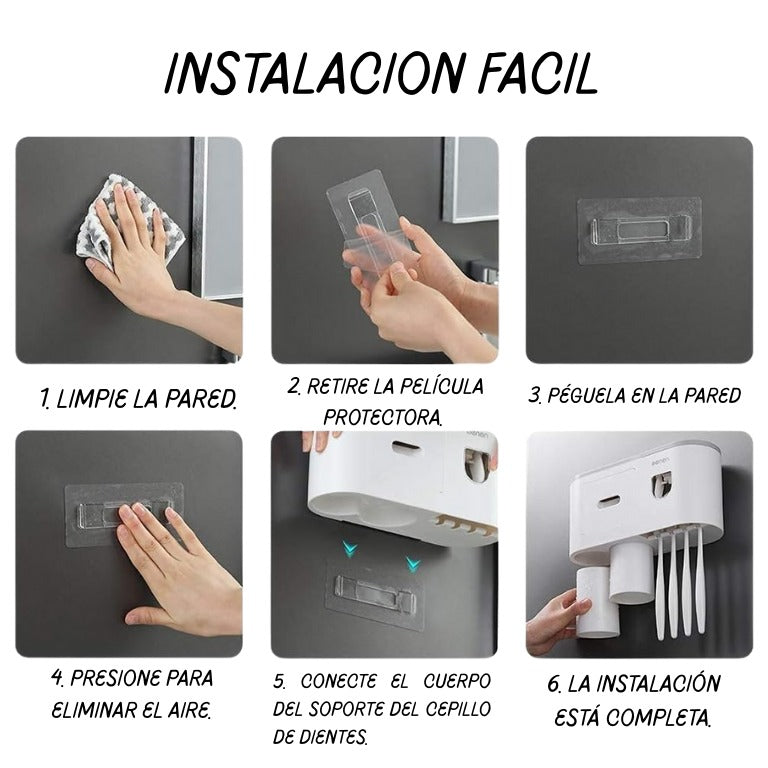 Organizador de baño multifuncional.