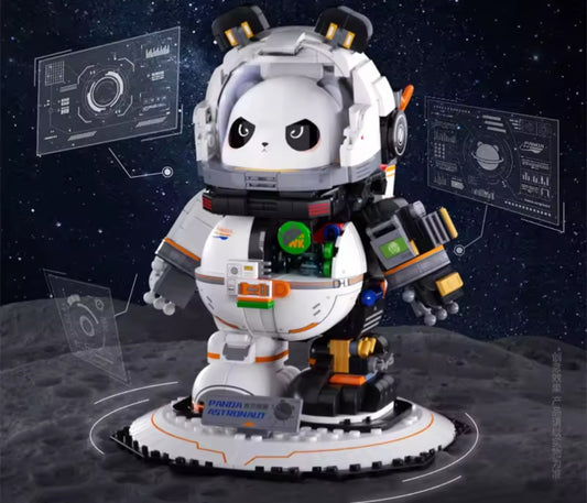 Set de bloques Panda Astronauta Espacial