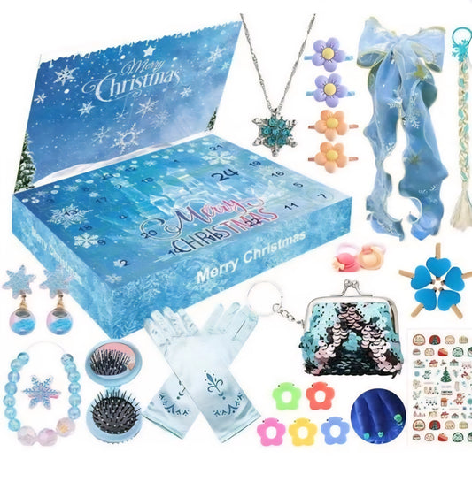 ❄️🎄 Calendario de Adviento “Merry Christmas” – Accesorios y Joyas para Niñas 🎄❄️